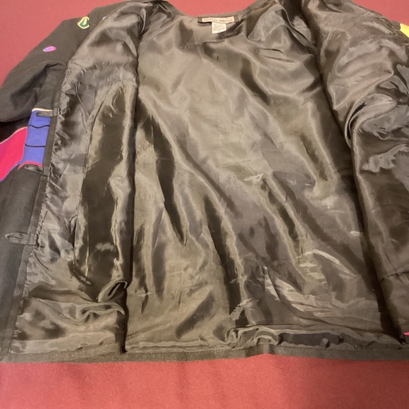 Indigo Moon embroidered patchwork womens jacket size small - Picture 6 of 8